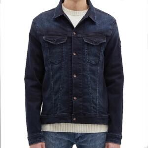 Men's DENHAM Amsterdam way to blue denim jacket XXL dark blue